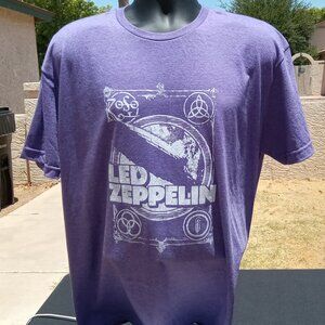 Led Zeppelin Graphic T-Shirt - Purple -  Unisex